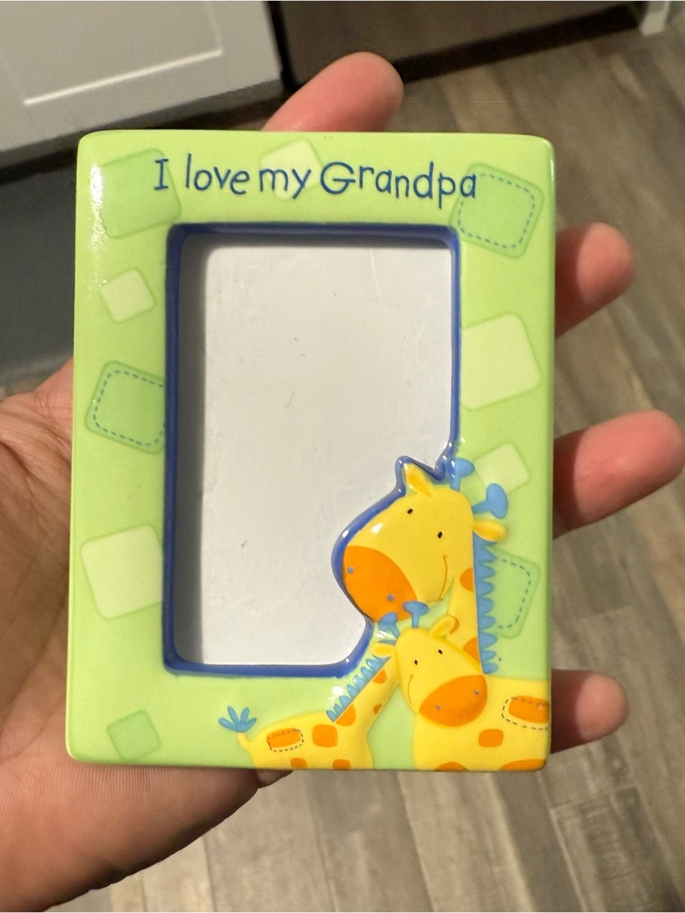 Baby Gund Nursery Picture Frame~I Love My Grandpa-Excellent Condition